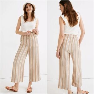 MADEWELL Smocked Huston Pull-On Crop Pant